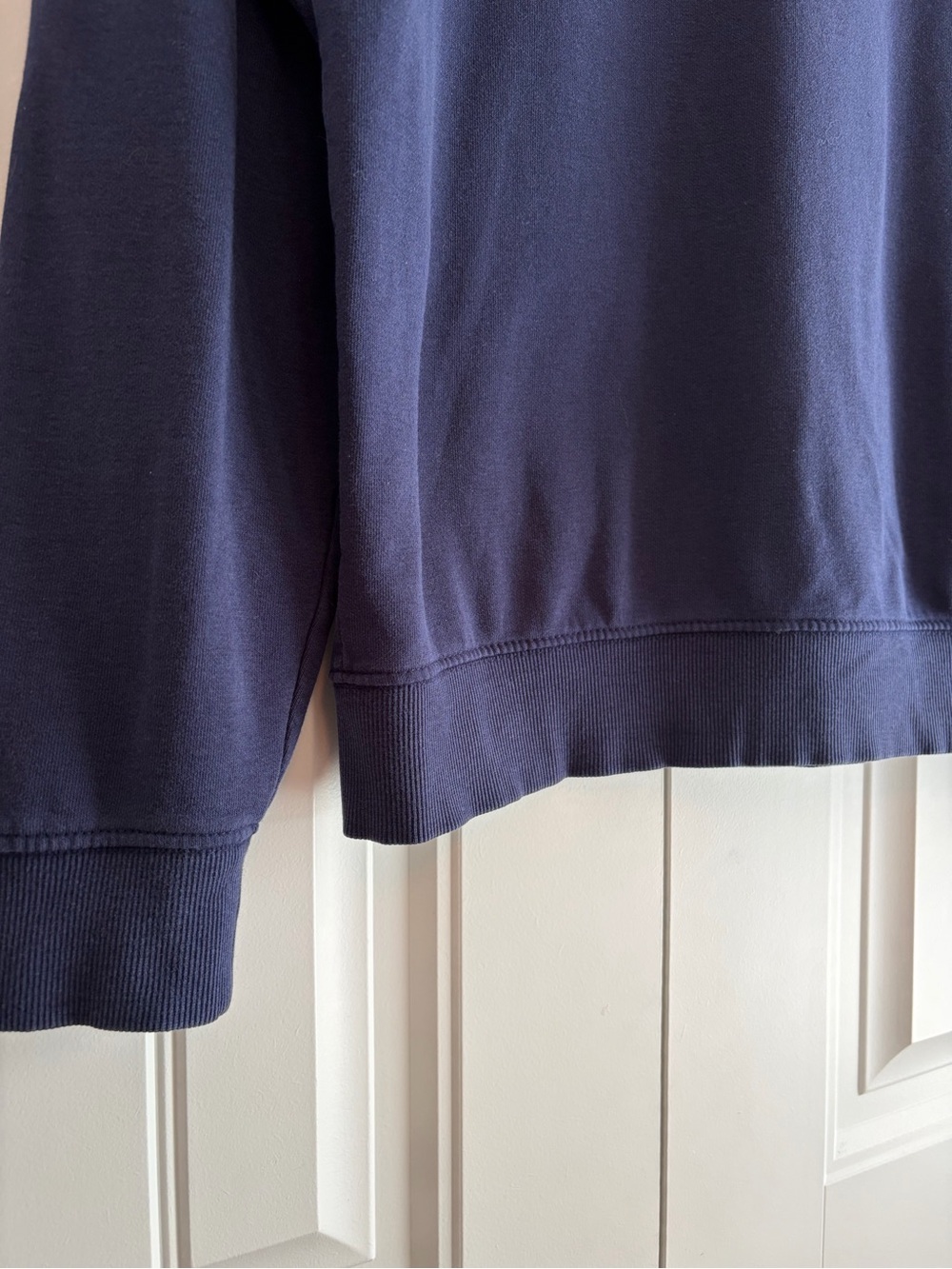 US Polo Assn Men's Sz Medium Navy Blue Crewneck Sweatshirt Luxury Feel Pullover - Picture 4 of 10